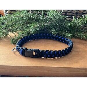 Fits 17.5 in. Neck Size, Quick Release Paracord Dog Collar HANDMADE NEW